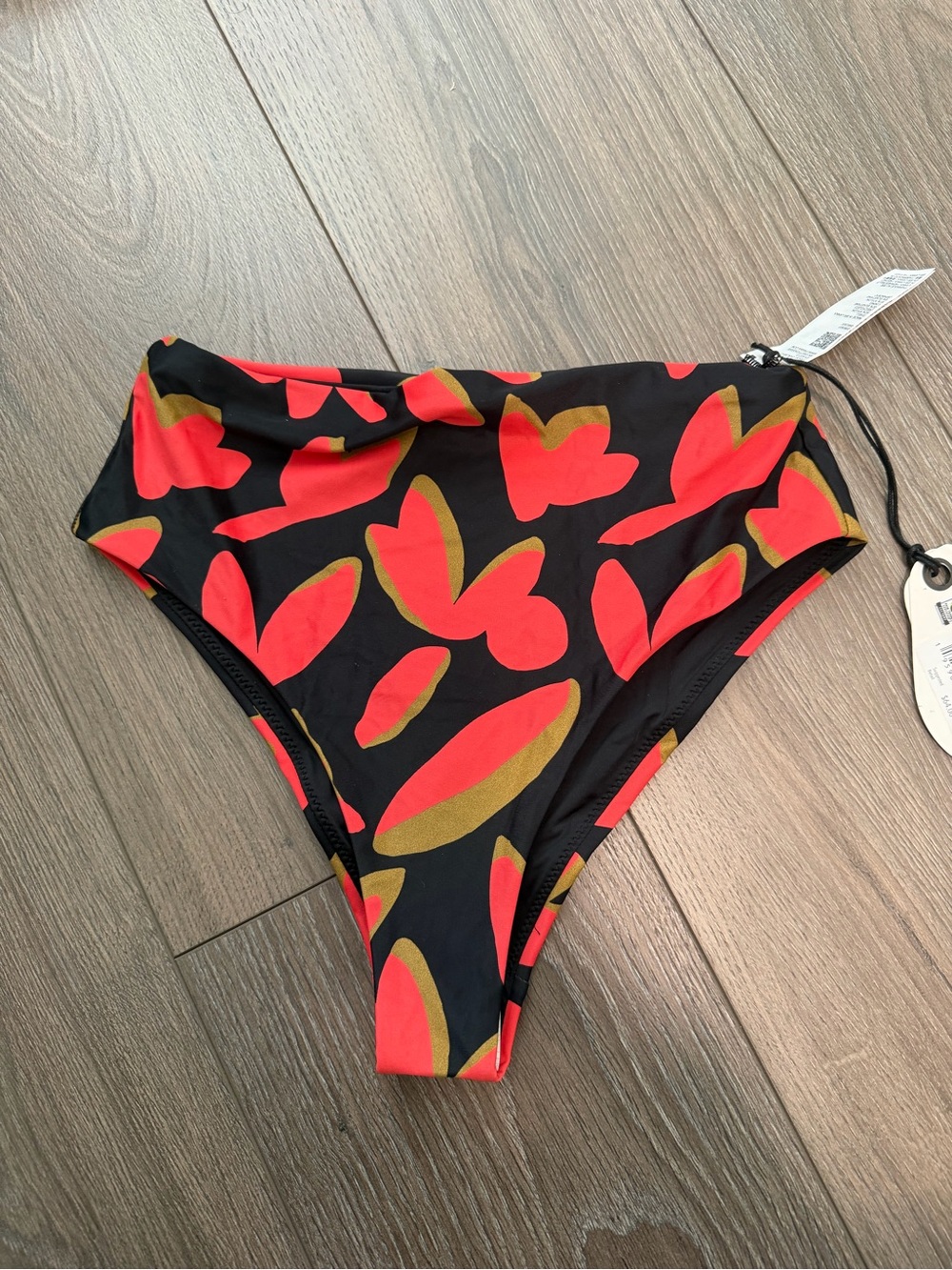 Prana Black High-Rise Swim Bottoms NWT XS bikini